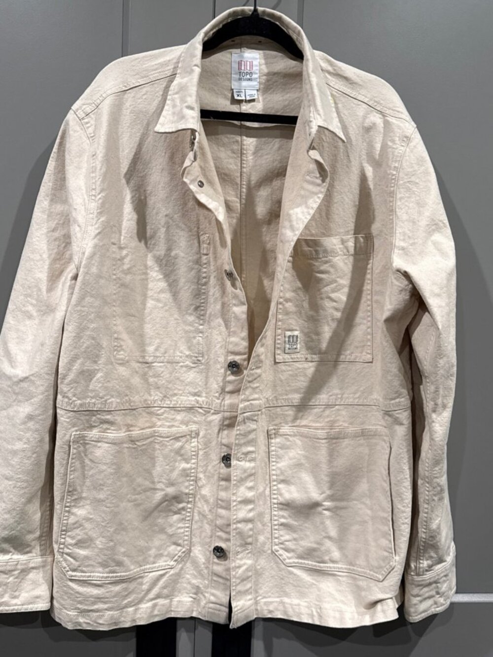 Topo Designs Utility Jacket Undyed-Men's XL